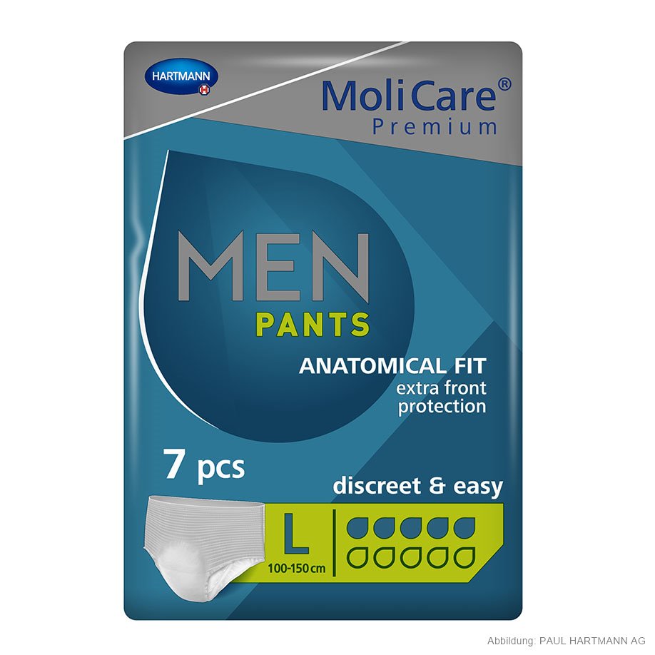 MoliCare Premium MEN PANTS 5 Tropfen Gr. L, Inkontinenzslips (7 Stck.)