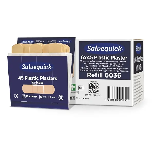Pack. *Salvequick Sensitive Pflaster* Nachfüllpack: 6 x 43 Pflaster