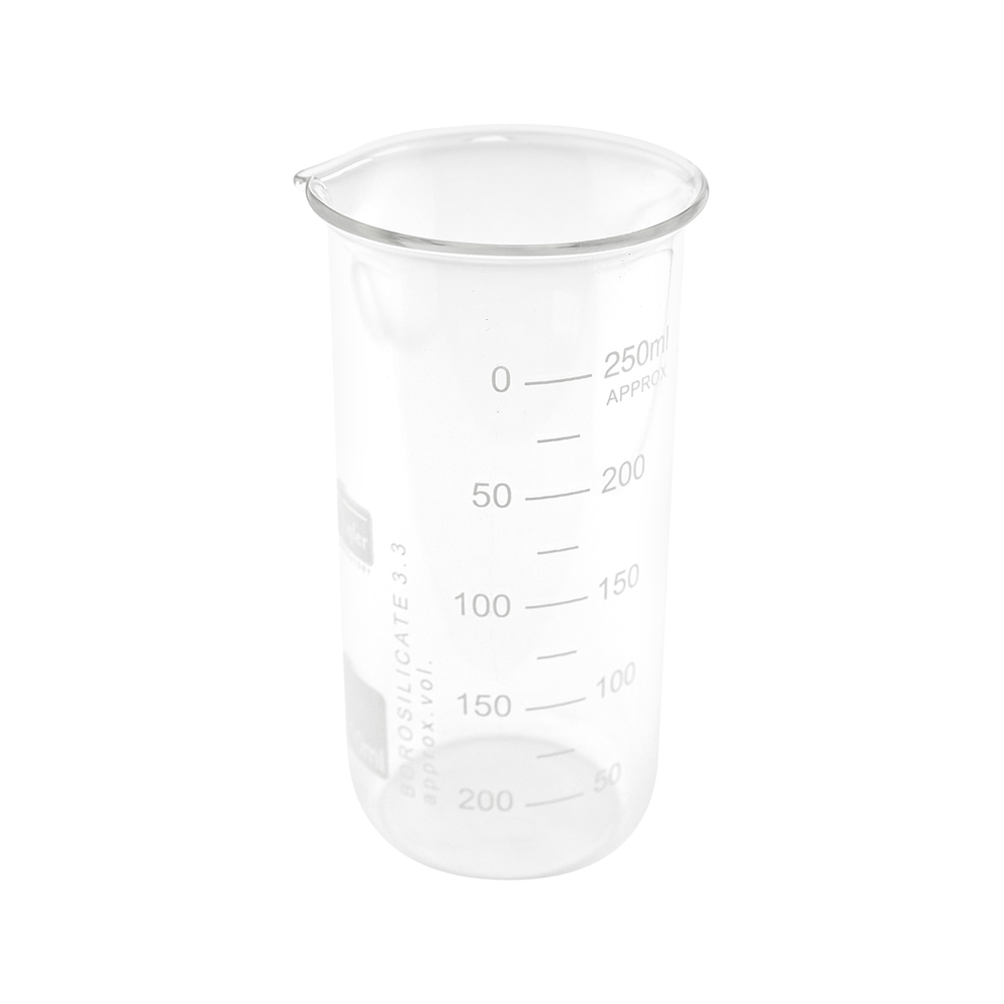 Becherglas hohe Form aus Borosilikatglas 