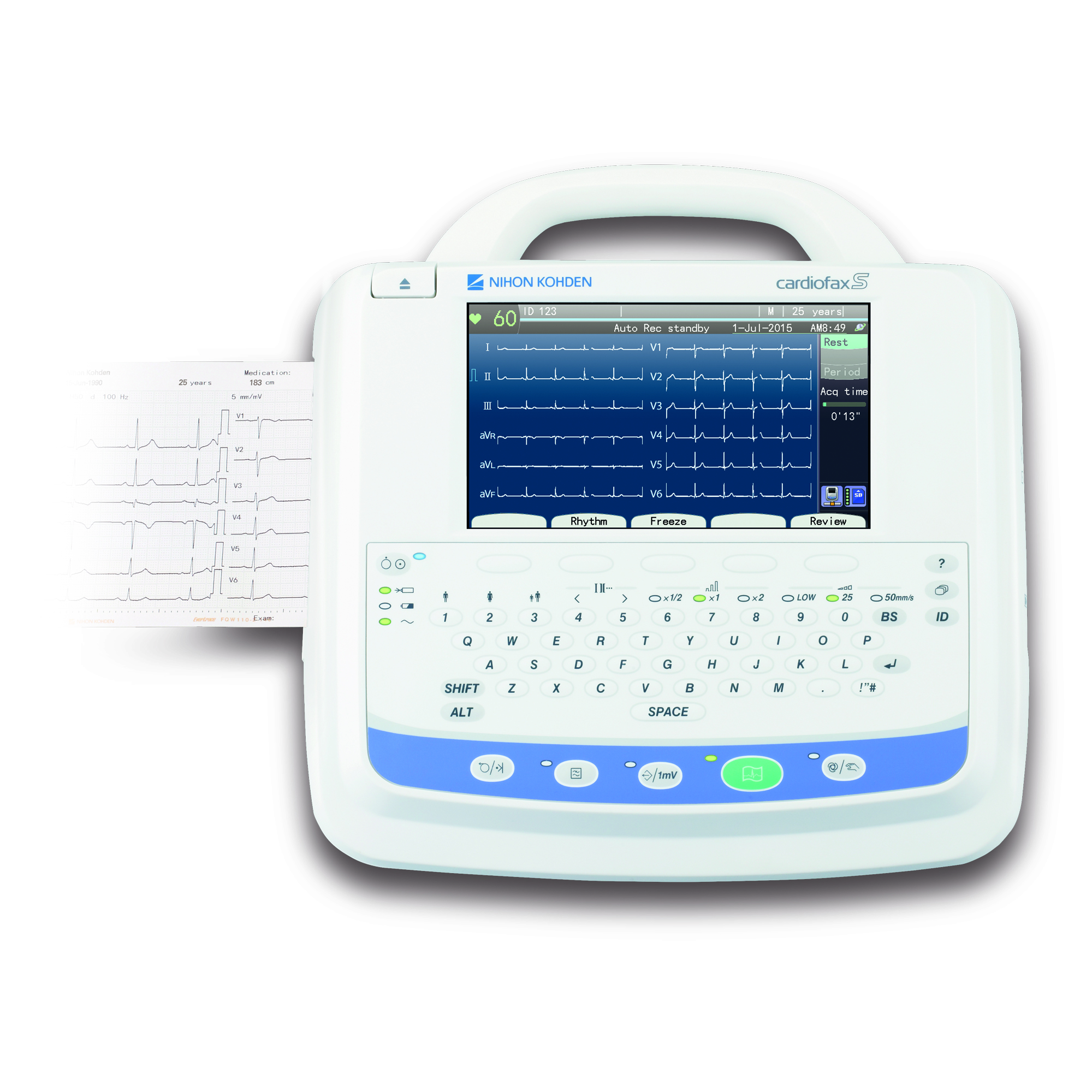 EKG-Gerät cardiofax S, inkl. Batterie und Zubehör