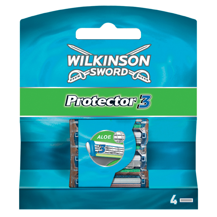 Ersatzklingen Typ 5131 für Wilkinson Protector 3 (4 Stck.)