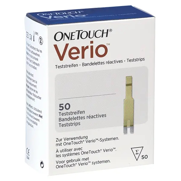 Pack. *One Touch Verio* Original-Ware, Pack: 50 Teste