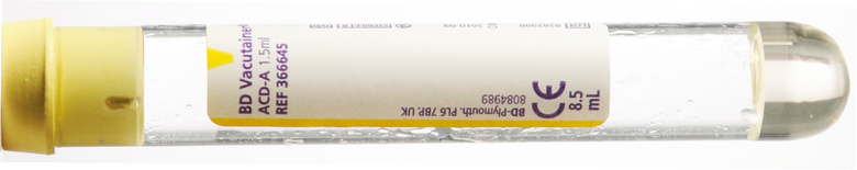 BD Vacutainer ACD Glasröhrchen 8,5 ml, für die Blutgruppenbestimmung
