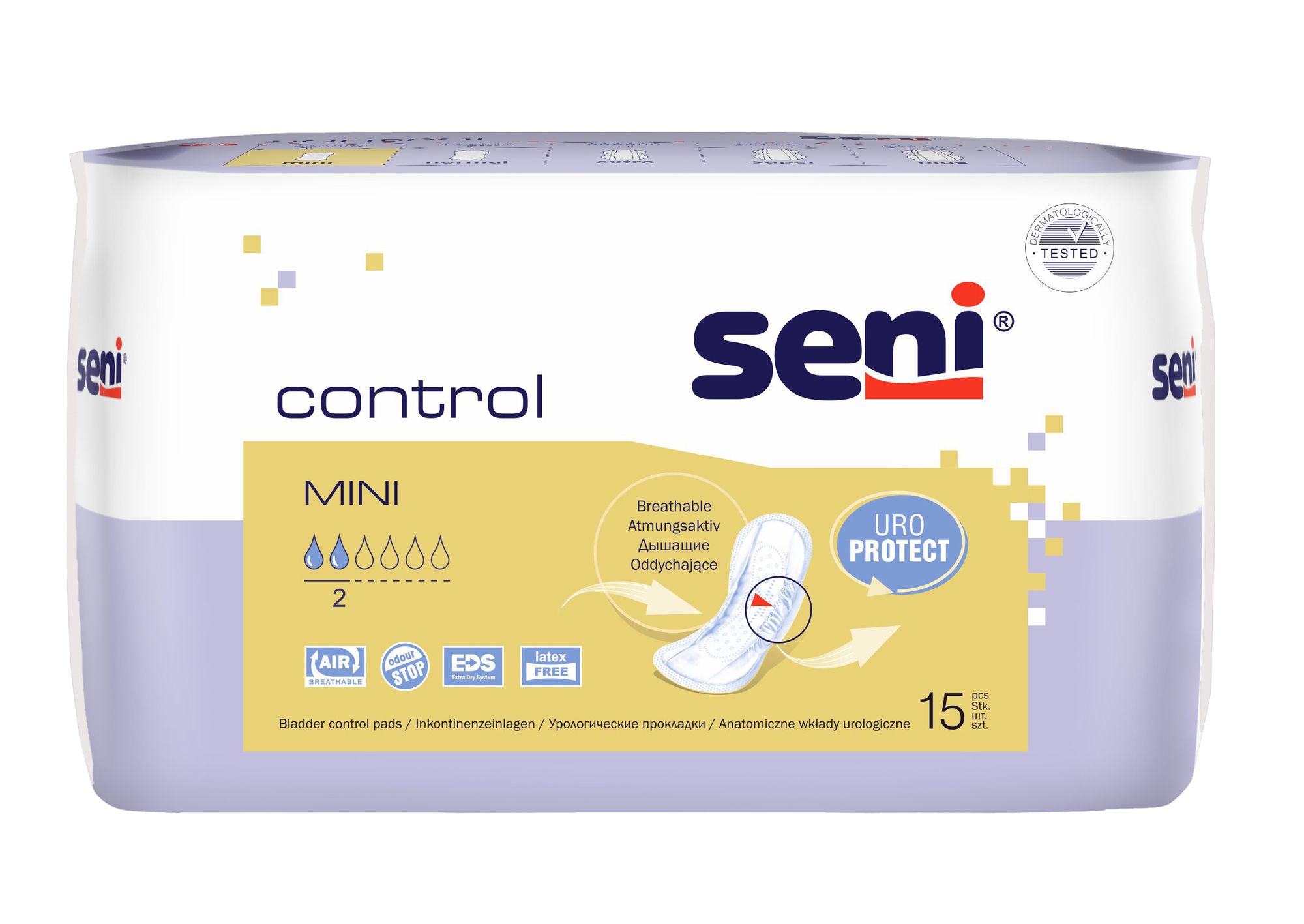 Seni Control Mini Inkontinenzeinlagen (15 Stck.)