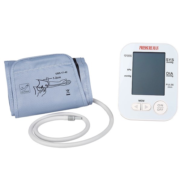 Pressure Man Vollautomat Digitales Blutdruckmessgerät Armumfang von 22 bis 42 cm